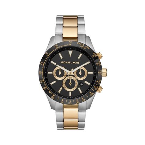 michael kors gents stainless steel bracelet watch